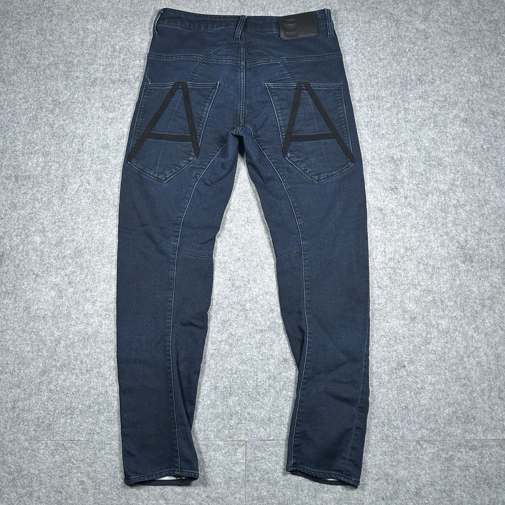 G STAR RAW Jeans A-Crotch‎ Varsity 3D Tapered Men's Size 30 (30x32) Navy Blue